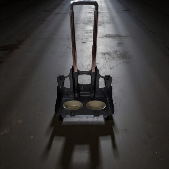 mcklein usa roseville ladies 15"h X 11"w rolling with detachable cowhide leather - Picture 10 of 10